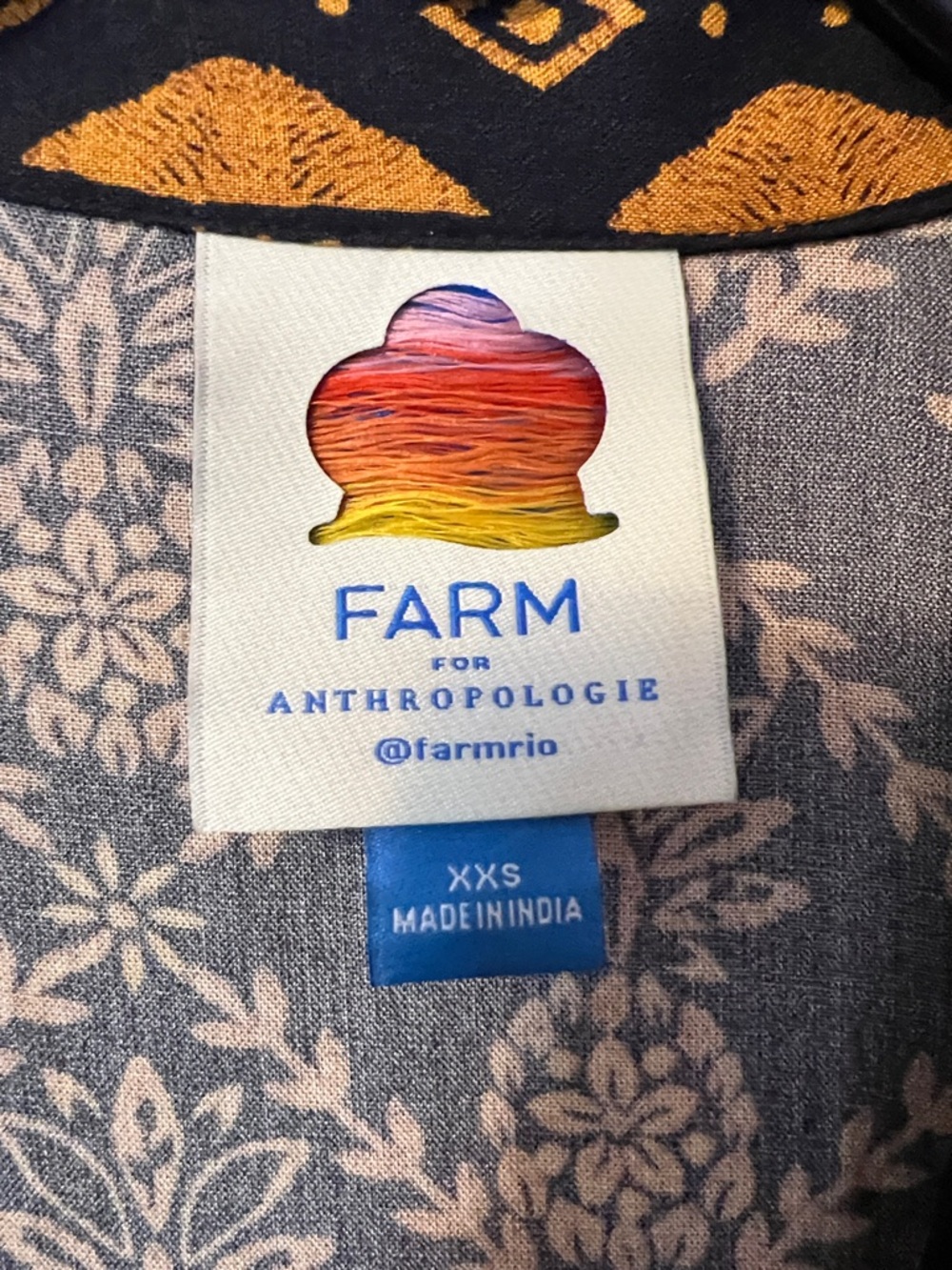 Farm Rio V-Neck Long Sleeve Midi Dress - Picture 5 of 5